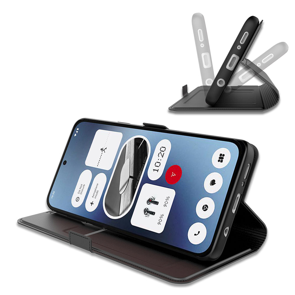 For Nothing Phone (2a) Case Folding Stand PU Leather Shock-Absorbent Phone Cover For Nothing Phone (2a) Case Folding Stand PU Leather Shock-Absorbent Phone Cover